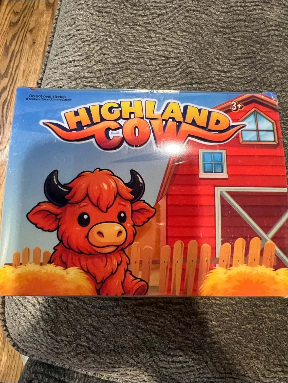 Highland Cow Squish Toy - Orange